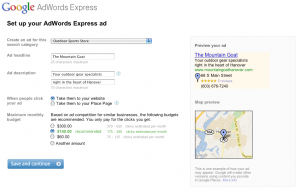 Google AdWords Express simplifie la publicité ligne pour ma petite entreprise