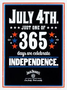 Jack'Daniels Independence poster par Yee-Haw Industries