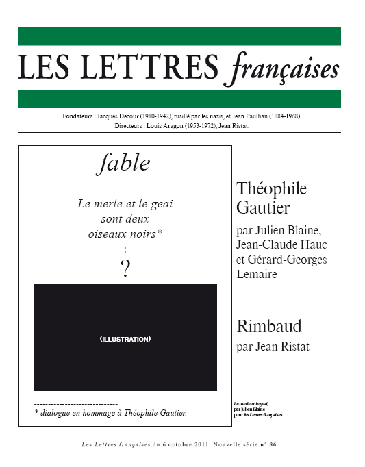 Revue culturelle littéraire les lettres françaises