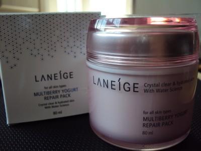 Masque multiberry yogurt de LaNeige…j’ai vu mieux