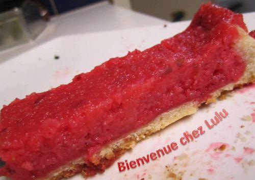 Tarte toute rose, très girly!!