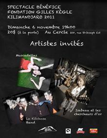 Spectacle Bénéfice Pour GILLES KÈGLE!