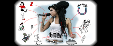 La signification des tattoos d’Amy Winehouse