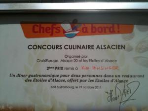 Concours « Chefs à Bord » – suite et fin