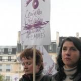 La manifestation contre les violences faites aux femmes en photos