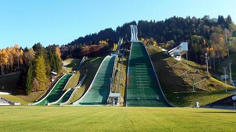 Le grand tremplin olympique à Garmisch-Partenkirchen/ Große Olympiaschanze