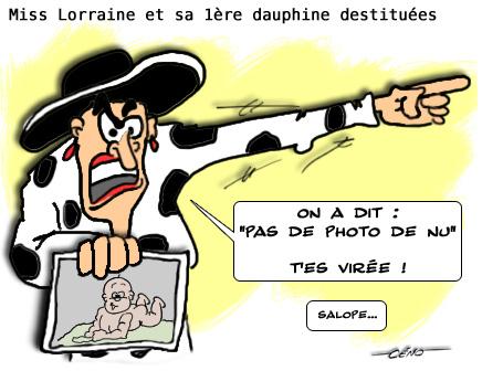 Miss Nationale : Miss Lorraine et sa 1ère Dauphine out