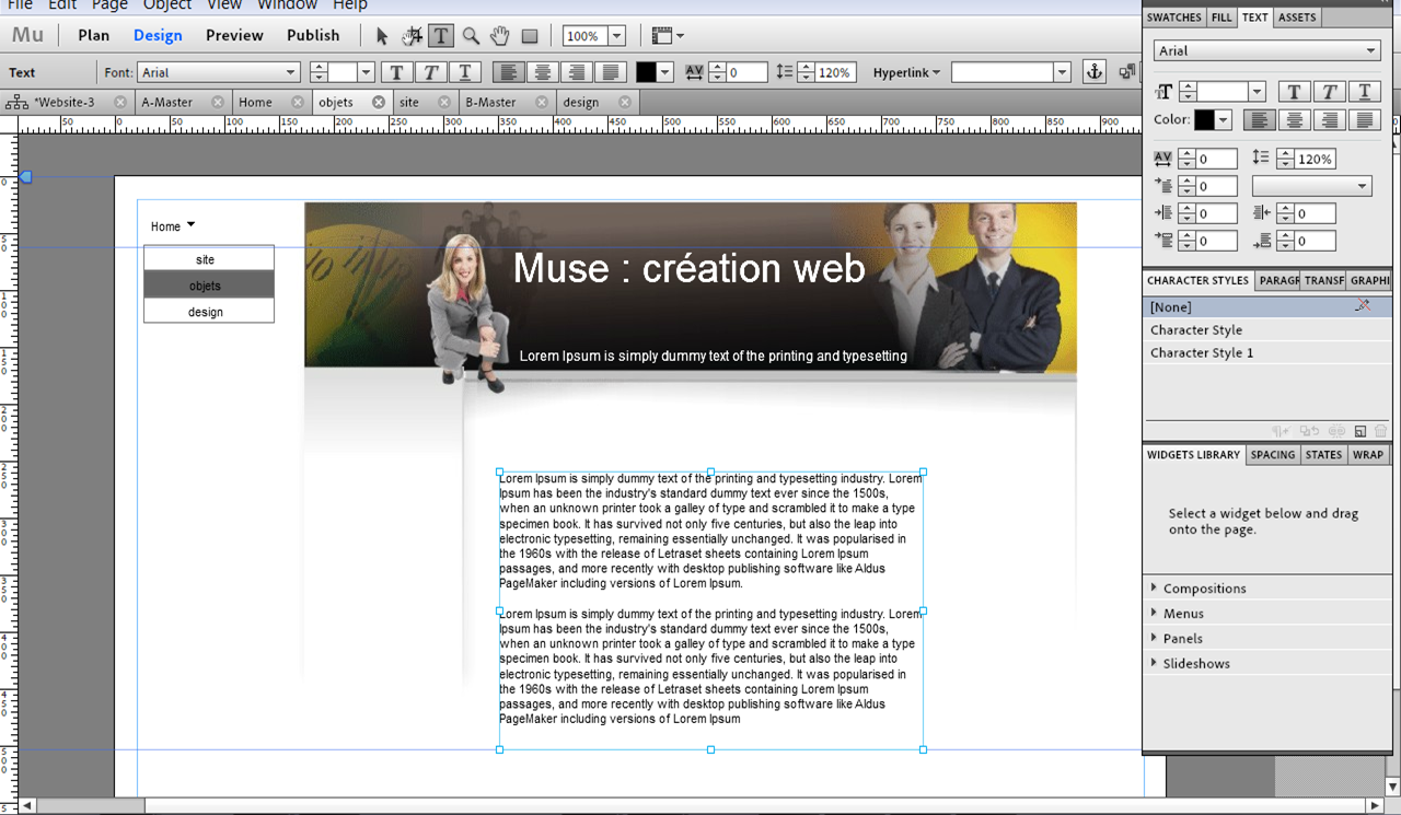 Muse : logiciel de création web pour les graphistes