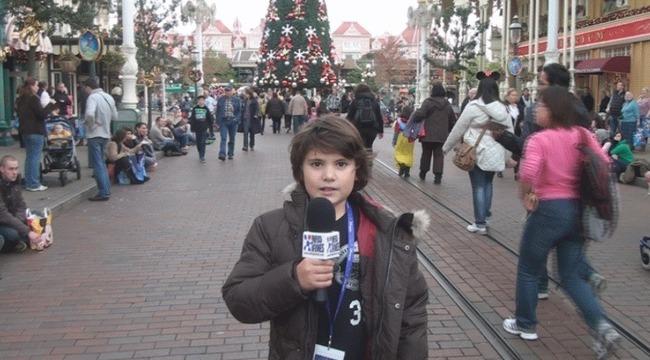 Reportage vidéo : Le Noël Enchanté 2011 de Disneyland Paris avec Maxence Larue