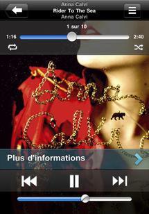 Qobuz, de la musique en streaming haute qualité sur votre iPhone...