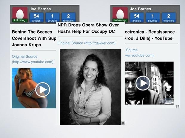Smartr sur iPhone ou iPad, l'information filtrée par votre communauté d'amis virtuels...