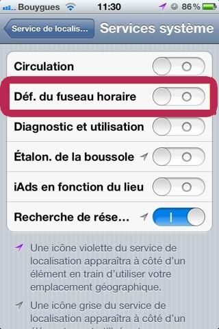 iOs 5: Les problèmes de changement d’heure persistent