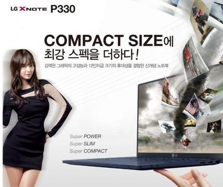 xnote p 600x503 LG dévoile son ultra portable Xnote P330