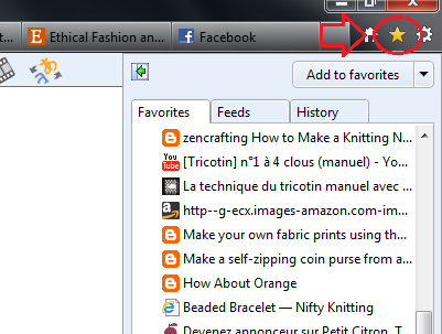Sauvegarder ses favoris internet