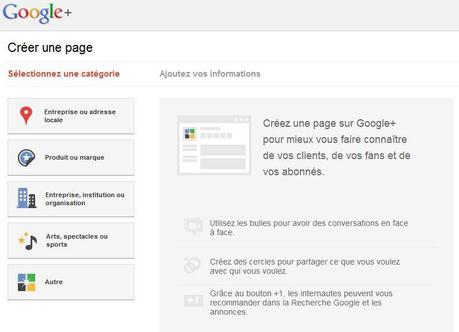 Google+ : Les pages sont enfin disponibles ! [10 Pages]