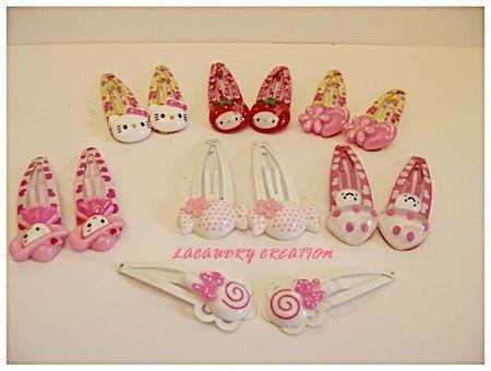 PINCE A CHEVEUX ENFANT FILLE STYLE KAWAIE