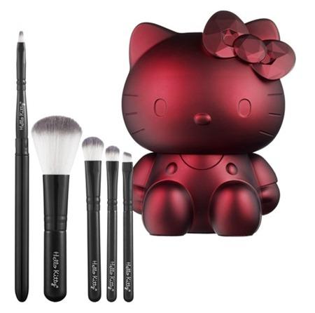 Hello-Kitty-Noir-5-Piece-Brush-Set-Black-or-Ruby-0