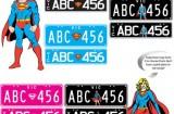 Superhero License Plates 2 thumb 450x521 160x105 Des plaques d’immatriculation de super héros