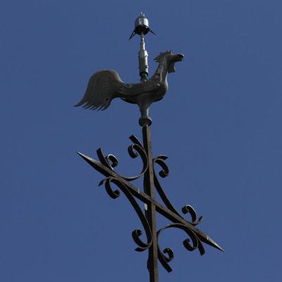 Coq et clocher : Toul