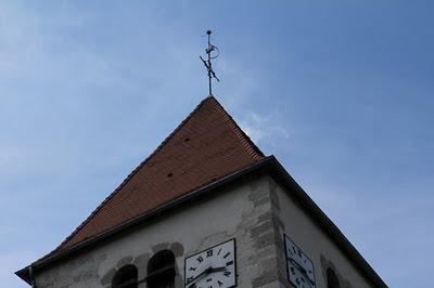 Coq et clocher : Domgermain