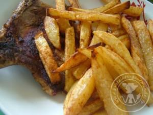 Frites au four
