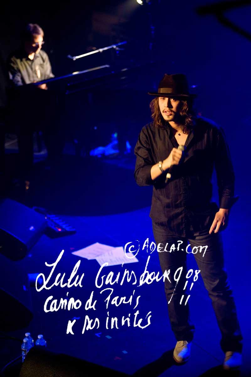 Musique :: Lulu Gainsbourg et ses invités au Casino de Paris