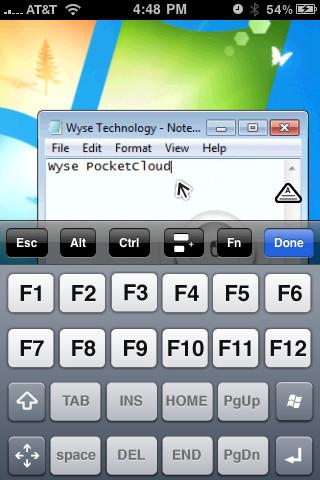 L’excellente application Wyse PocketCloud: Tout votre PC/Mac sur iPhone/iPad est Gratuite