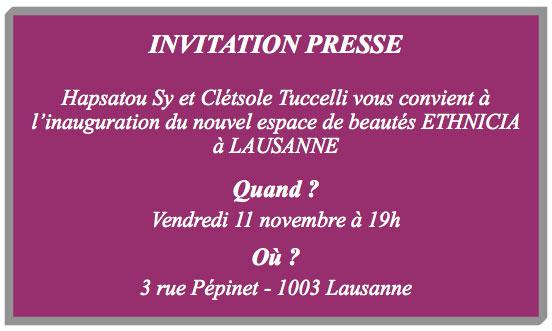 Invitation Presse