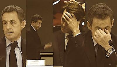 Sarkozy, le Churchill de la dernière heure, dérape enfin.