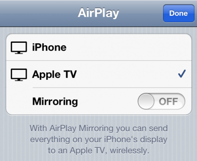 Comment connecter son iPhone 4S sur un téléviseur avec AirPlay