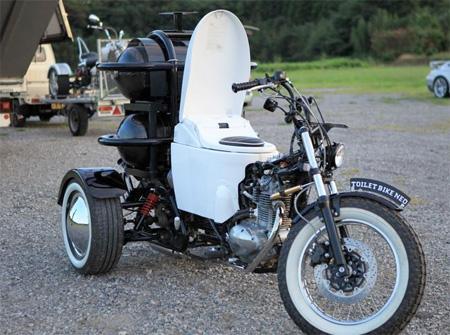 Toilet Powered Motorcycle - 3