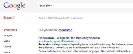 recursion Les 6 meilleures surprises cachées de Google 