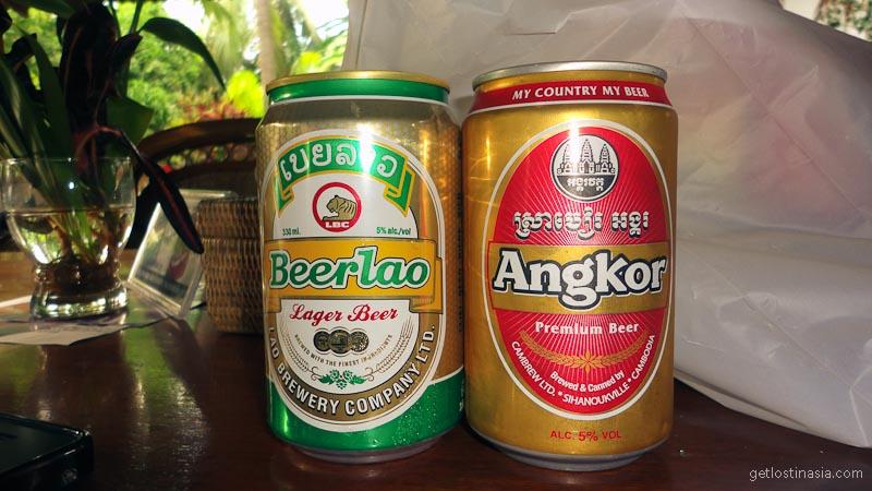 Beerlao vs Angkor Cambodia
