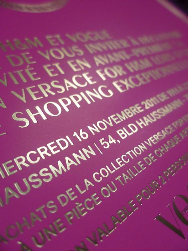 Versace pour H&M;, nous serons à l’avant-première de la collection le 16 novembre prochain