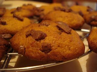 Biscuits à la citrouille et à la pralinoise