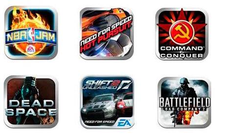Electronic Arts : Promotion sur six jeux iPhone / iPad (Need for Speed, Battlefield, Dead Space, ...)