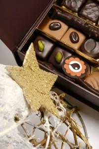 chocolats de noel D'lys couleurs
