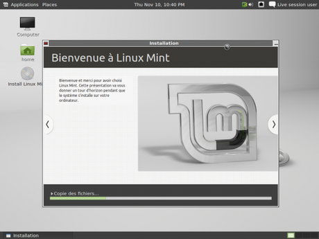 Linux Mint 12 RC 010 560x420 Linux Mint 12 Lisa Release Candidate Screenshot Tour