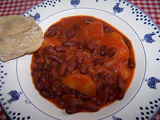 Haricots rouges et pommes de terre au Paprika