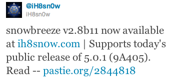 Capture-d’écran-2011-11-11-à-09.55.33 Sn0wbreeze 2.8 bêta 11 est disponible pour le jailbreak d’iOS 5.0.1