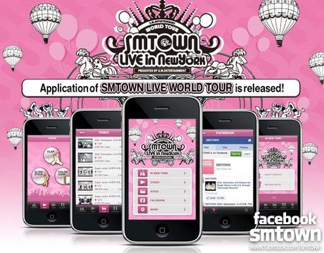 L’application SM Town Live World Tour