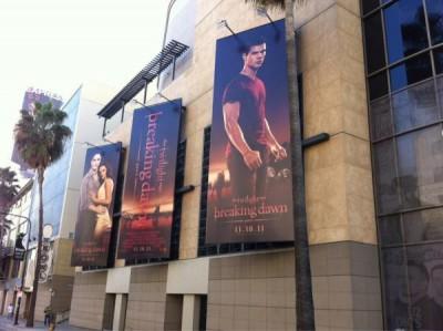 Posters de Breaking Dawn à Los Angeles !