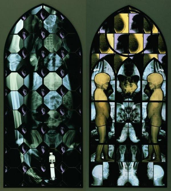 Les vitraux rayons X de Wim Delvoye - 5