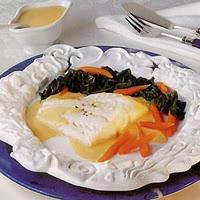 Dos d'empereur aux pousses d'épinards