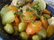 Tajine Zeitoun (Tajine olives avec poulet ,pommes terre carottes