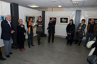 Les photographies du vernissage des expositions de Anne Montaut et Cécile Cros à la galerie des Arts de Trèbes(11)