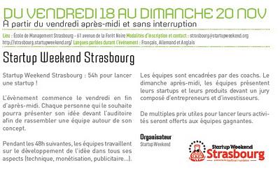 Sur votre agenda : Développer sa petite entreprise dans l'Eurodistrict - par StartHop CitésLab