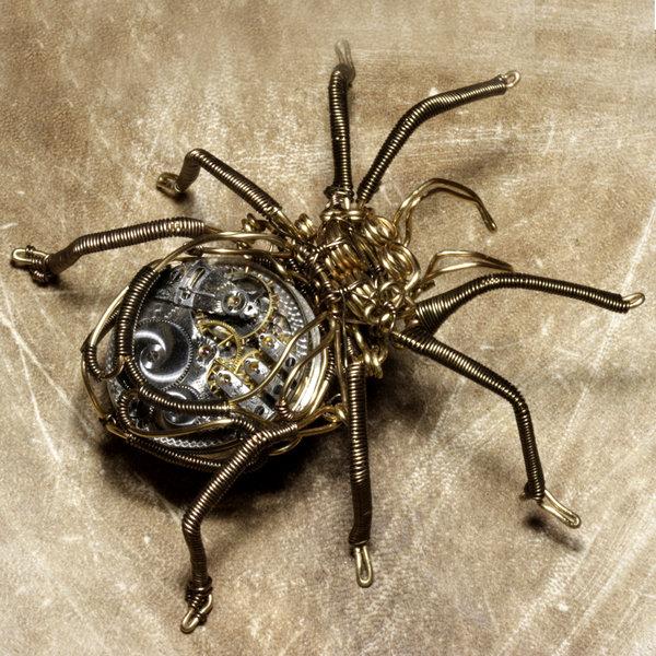 Steampunk Clockwork Spider by CatherinetteRings [culture] Suivez la voie Steampunk !