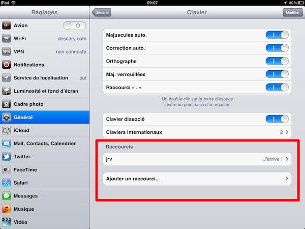 raccourci iPad iOS 5 : 15 astuces pour être plus efficace avec votre tablette