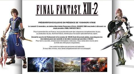 Présentation française de Final Fantasy XIII-2